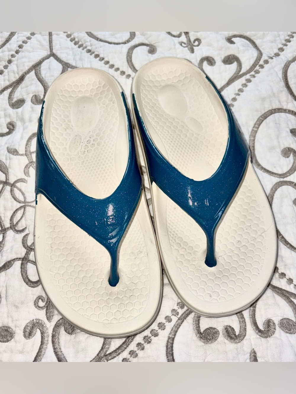 SPENCO Fusion 2 Pearl Orthotic Comfort Thong Flip Flop Sandals sz 9